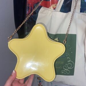 Yellow Star-Shaped Women's Bag